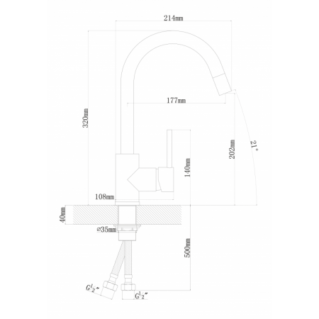 Смеситель АЛЬФА FL, цвет Нyap (ALPHA FL, Noir) Смеситель АЛЬФА FL, цвет Нyap (ALPHA FL, Noir)