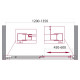 Дверь в проём BelBagno UNIQUE-BF-1-120/135-P-Cr Дверь в проём BelBagno UNIQUE-BF-1-120/135-P-Cr