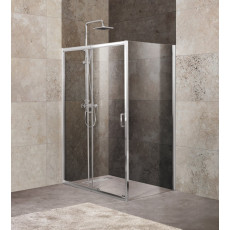 Душевой уголок BelBagno UNIQUE-AH-1-110/125-80-C-Cr