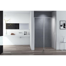 Душевая дверь Cezares URBAN-B-12-130-C-CR, 130х195, профиль хром, стекло прозрачное