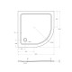 Поддон из SMC (стекловолокно) 100х100 Cezares TRAY-M-R-100-550-35-W без сифона Поддон из SMC (стекловолокно) 100х100 Cezares TRAY-M-R-100-550-35-W без сифона