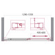 Дверь в проём BelBagno UNIQUE-BF-1-120/135-C-Cr Дверь в проём BelBagno UNIQUE-BF-1-120/135-C-Cr