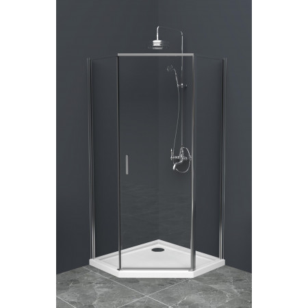Душевой уголок BelBagno UNO-195-P-1-80-C-Cr Душевой уголок BelBagno UNO-195-P-1-80-C-Cr