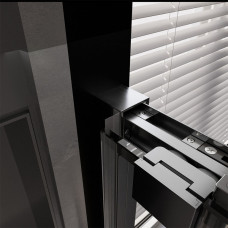 Душевой угол Veconi Premium Trento PTC-SP-30GR 1200х900x2000 брашированный графит стекло прозрачное PTC30-SP-12090-GR-01-C5 (комплект)