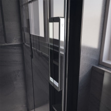 Душевая дверь Veconi Premium Trento PTD-40CH 1400х2000 хром стекло прозрачное PTD40-CH-140-01-C5