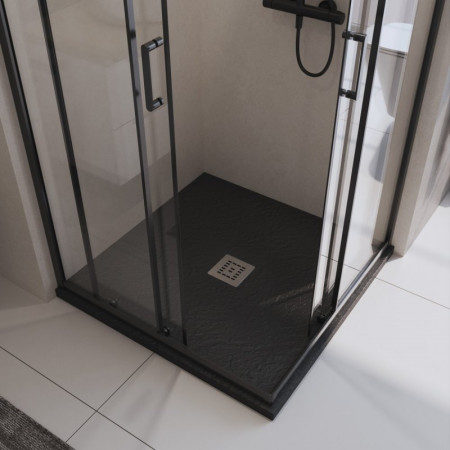 Поддон из искусственного мрамора Belbagno TRAY-MR-UNO-A-90-35-NERO-CR Поддон из искусственного мрамора Belbagno TRAY-MR-UNO-A-90-35-NERO-CR