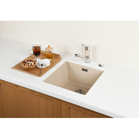 Мойка кварцевая Schock Brooklyn 45 Cristalite 406х456 лунный камень