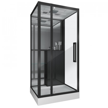 Душевая кабина Grossman Style GR261 (90x90x215) дверь распашная,5 мест