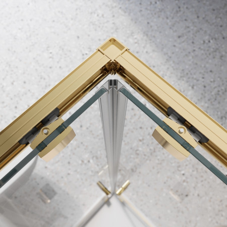 Душевой уголок BelBagno LUCE-A-2-90-C-ORO Душевой уголок BelBagno LUCE-A-2-90-C-ORO
