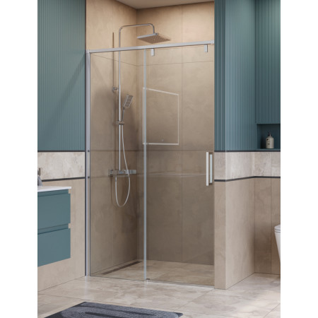 Душевая дверь шириной 140см BelBagno SOFT_CLOSE-1-BF-1-140-C-Cr профиль хром, стекло прозрачное Душевая дверь шириной 140см BelBagno SOFT_CLOSE-1-BF-1-140-C-Cr профиль хром, стекло прозрачное