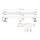 Душевой трап AltroBagno Stella 071222 Ni (60) Душевой трап AltroBagno Stella 071222 Ni (60)