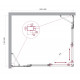 Душевой уголок LUCE-AH-22-145/120-C-Cr Душевой уголок LUCE-AH-22-145/120-C-Cr