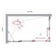 Душевой уголок BelBagno LUCE-AH-21-130/80-C-Cr Душевой уголок BelBagno LUCE-AH-21-130/80-C-Cr