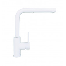 Смеситель для мойки ALVEUS ZEOS P Monarch white MATT МСП