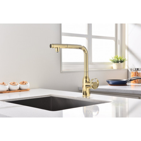 Смеситель для кухни Urban, золото, Ur213104-G, Starke-Paulmark Смеситель для кухни Urban, золото, Ur213104-G, Starke-Paulmark