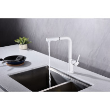 СмесительдлякухниNEO,белыйматовый,Ne214419-WH,Paulmark