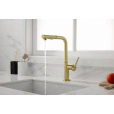 Смеситель для кухни Neo, брашированное золото, Ne214419-BG, Starke-Paulmark