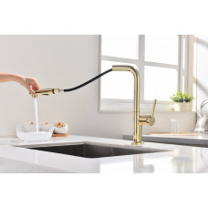 Смеситель для кухни Neo, золото, Ne214419-G, Starke-Paulmark