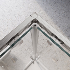 Душевой уголок BelBagno LUCE-AH-2-100/80-C-Cr