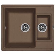 Мойка кварцевая  Florentina  Липси 580_К мокко  (580 х 510)