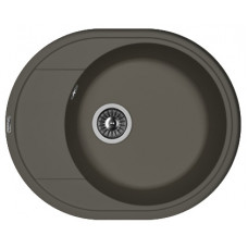 Мойка кварцевая  Florentina  Родос 580 антрацит (580 х 470)