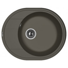 Мойка кварцевая  Florentina  Родос 580 антрацит (580 х 470)