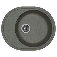 Мойка кварцевая  Florentina  Родос 580 черный (580 х 470)