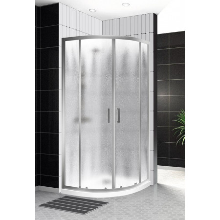 Душевой уголок BelBagno UNO-195-R-2-100-CH-CR