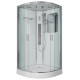 Душевая кабина Niagara Premium NG-6001-01G (90х90х210) низкий поддон(16 см),стекло прозрачное,4 места