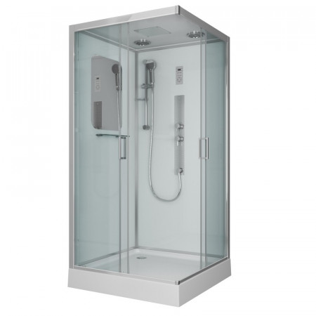 Душевая кабина Niagara Premium NG-6001-01GQ (90х90х210) низкий поддон(16 см),стекло прозрачное,4 места