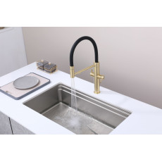 Смеситель для кухни NEXUS, светлое золото ,Ne213999-LG, Paulmark