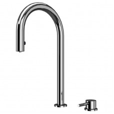 Смеситель для кухни ESTETICA с фильтром и выдвижным изливом, хром Paulmark Es218006-CR