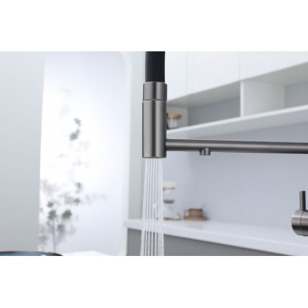 Смеситель для кухни NEXUS DIAMOND, вороненая сталь ,Nd613999-GM, Paulmark Смеситель для кухни NEXUS DIAMOND, вороненая сталь ,Nd613999-GM, Paulmark