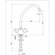 BKCR570AEFFKM, хром CROMO3 Смеситель для кухни Paini Classica BKCR570AEFFKM, хром CROMO3 Смеситель для кухни Paini Classica