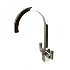 64CR490Q12QKM, хром CROMO3 Смеситель для кухни Paini Cucina 64CR490Q12QKM
