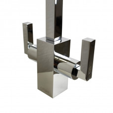 64CR490Q12QKM, хром CROMO3 Смеситель для кухни Paini Cucina 64CR490Q12QKM