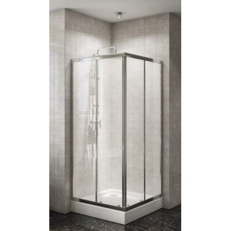 Душевой уголок BelBagno DUE-A-2-90-C-Cr