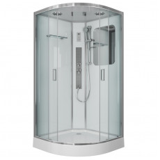 Душевая кабина Niagara Premium NG-6002-01G (100х100х210) низкий поддон(16 см),стекло прозрачное,4 места