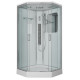 Душевая кабина Niagara Premium NG-6002-01GD (100х100х220) низкий поддон(16 см),стекло прозрачное,4 места