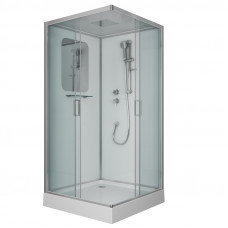 Душевая кабина Niagara Premium NG-6002-01Q (100х100х210) низкий поддон(16 см),стекло прозрачное,4 места