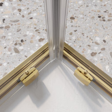 Душевой уголок BelBagno LUCE-A-2-90-C-ORO