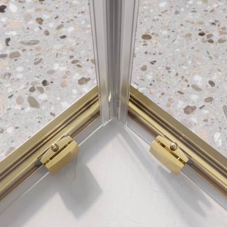 Душевой уголок BelBagno LUCE-A-2-90-C-ORO Душевой уголок BelBagno LUCE-A-2-90-C-ORO