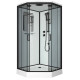 Душевая кабина Niagara Premium NG-6902-01D BLACK (100х100х220) низкий поддон(16 см),черный,стекло тонированное,4 места