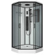 Душевая кабина Niagara Premium NG-6902-01GD BLACK (100х100х220) низкий поддон(16 см),черный,стекло тонированное,4 места