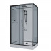 Душевая кабина Niagara Premium NG-6912-01QL BLACK (120х80х210) низкий поддон(16 см),черный,стекло тонированное,4 места