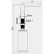 PT-SD01-MB Дозатор для жидкого мыла, встраиваемый, матовый черный(PANTA) PT-SD01-MB Дозатор для жидкого мыла, встраиваемый, матовый черный(PANTA)