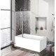 Шторка на ванну BelBagno UNO-V-2-90/150-C-Cr Шторка на ванну BelBagno UNO-V-2-90/150-C-Cr