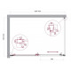Душевой уголок BelBagno LUCE-AH-1-140/100-C-Cr Душевой уголок BelBagno LUCE-AH-1-140/100-C-Cr