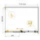 Душевой уголок Cezares STYLUS-SOFT-AH-1-120/90-C-Cr Душевой уголок Cezares STYLUS-SOFT-AH-1-120/90-C-Cr