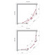 Душевой уголок BelBagno UNO-195-P-2-100-C-Cr Душевой уголок BelBagno UNO-195-P-2-100-C-Cr